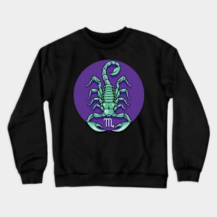 Zodiac - Star Sign - Scorpio - pos Crewneck Sweatshirt